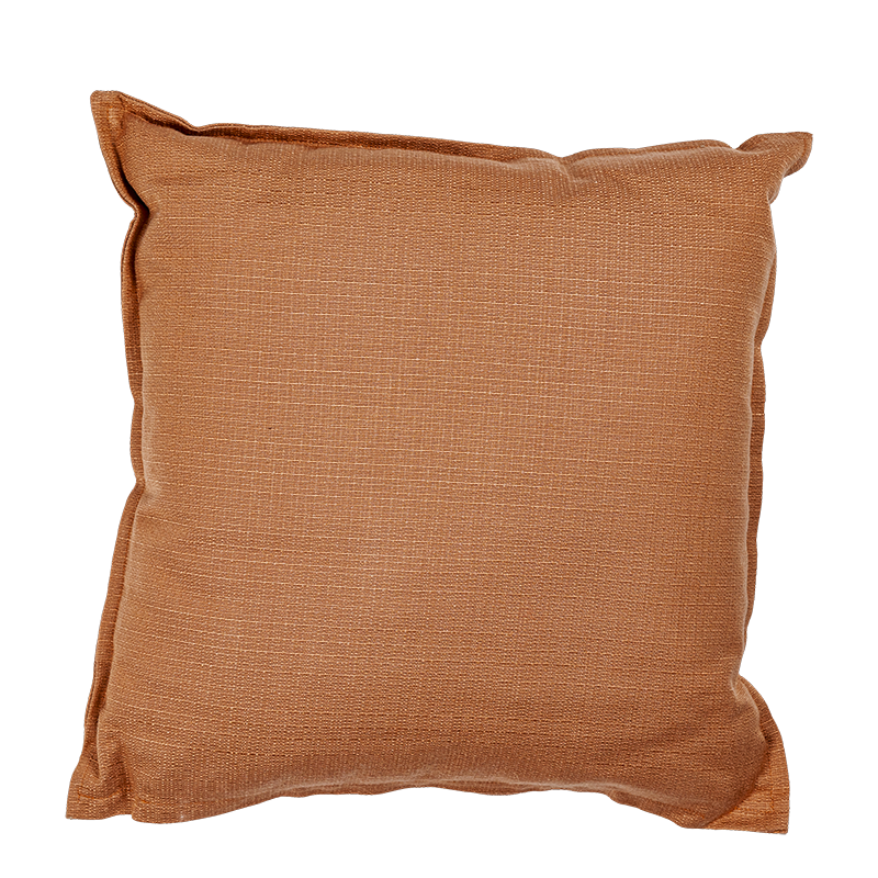 Coussin en toile terracotta Vintage 40 x 40cm