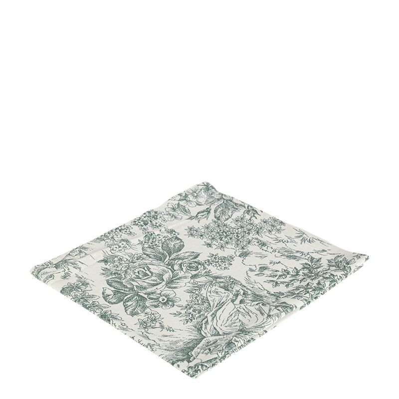 Serviette Toile-de-Jouy Grün 50 x 50 cm