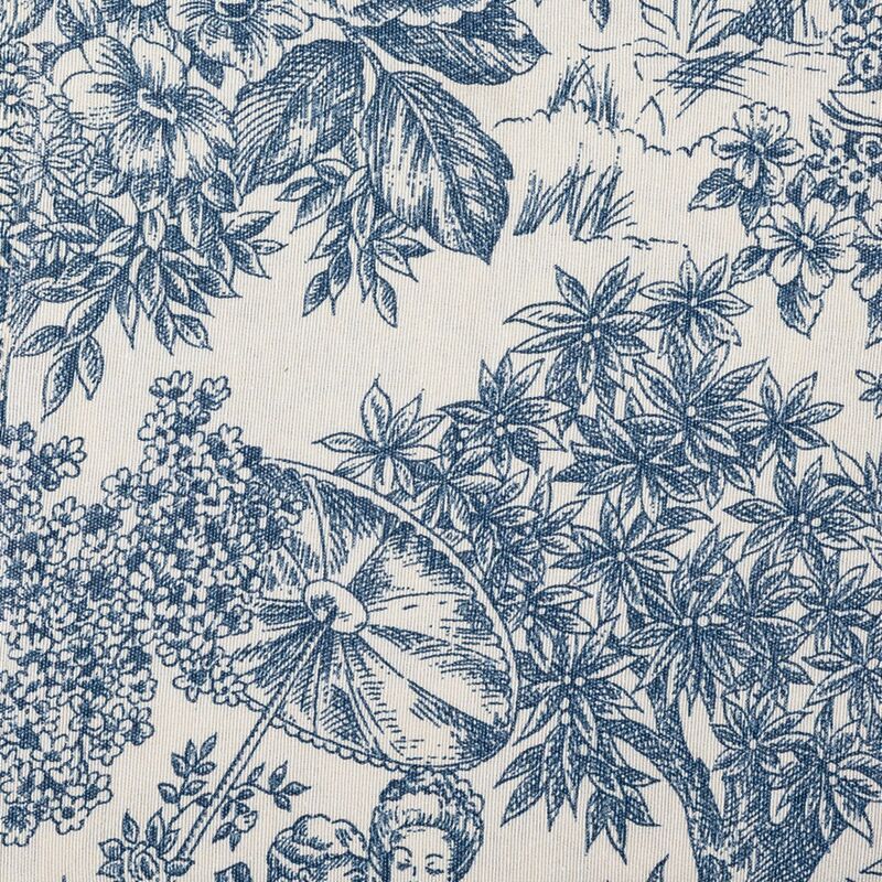 Serviette Toile-de-Jouy Blau 50 x 50 cm