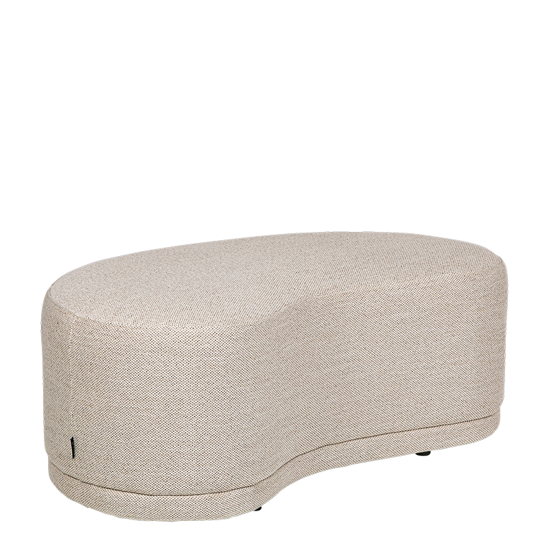 Sitzbank Kiesel beige 60 x 100 cm H 40 cm