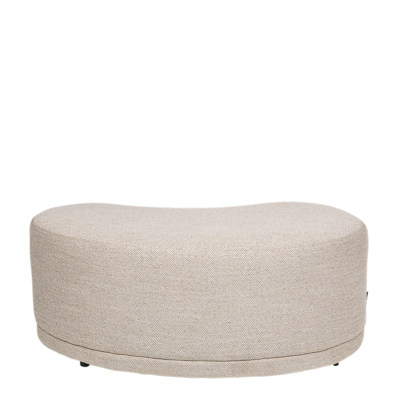 Banc Galet beige 60 x 100 cm H 40 cm