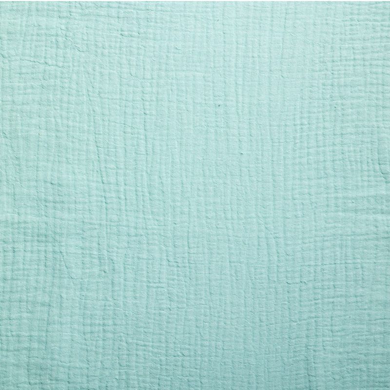 ML Gaze coton turquoise larg 130 cm