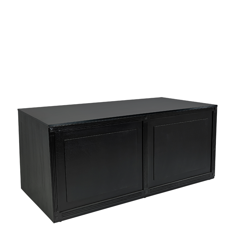 Buffet Cigar Club schwarz 100 x 200 cm H 90 cm