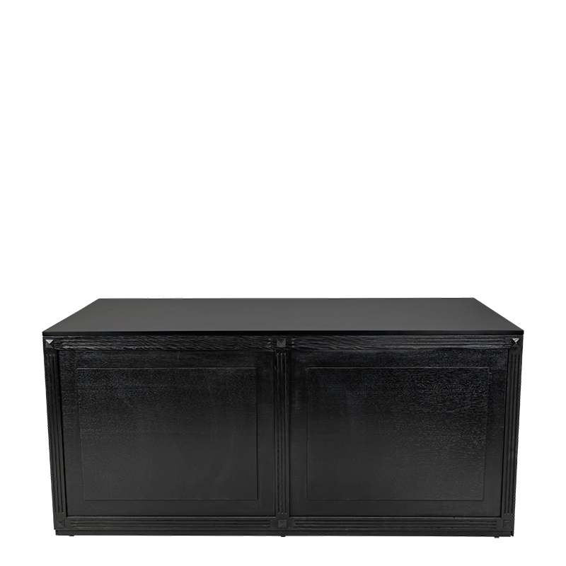 Buffet Cigar Club schwarz 100 x 200 cm H 90 cm