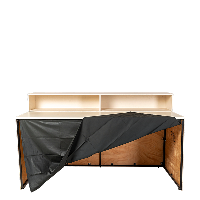 Bar / Buffet klappbar Cigar Club beige 100 x 200 cm H 110 cm