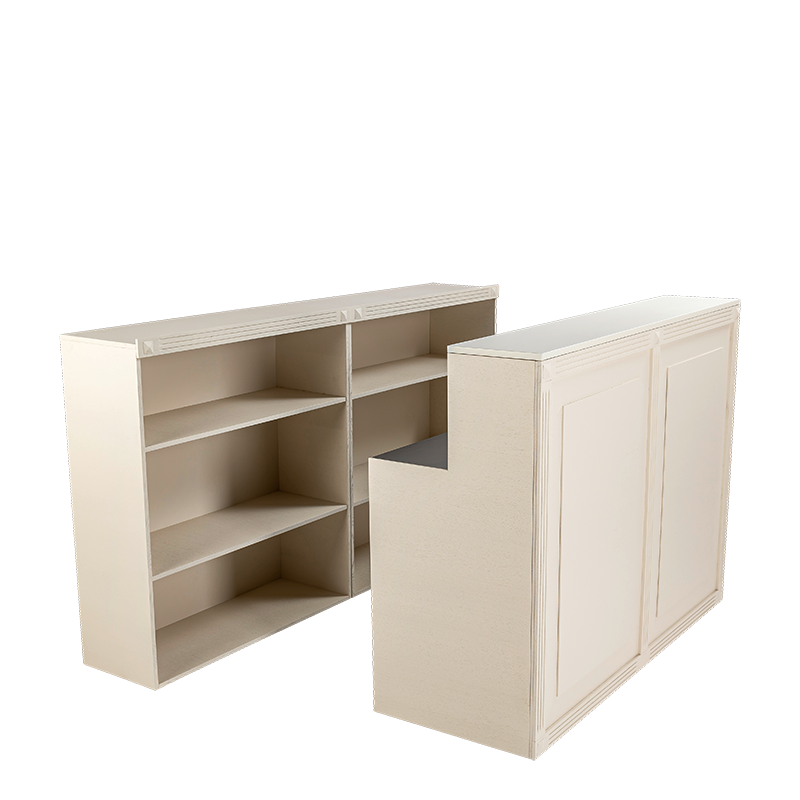 Etagère Cigare Club beige 40 x 80 cm H 120 cm