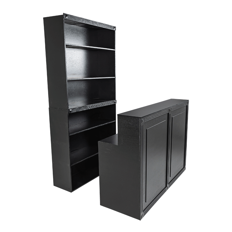 Regal Cigar Club schwarz 40 x 80 cm H 120 cm