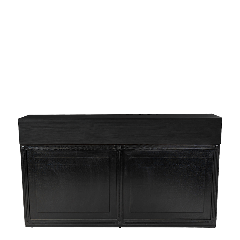 Bar / Buffet Cigar Club schwarz 100 x 200 cm H 110 cm