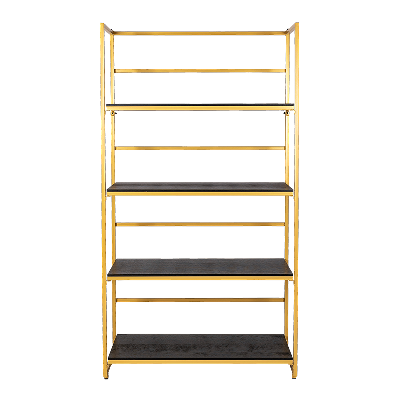 Regal Gold und schwarz 40 x 100 cm H 180 cm
