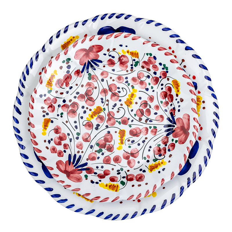 Grande assiette POPOLO per Vaisselle Vintage Ø 25cm