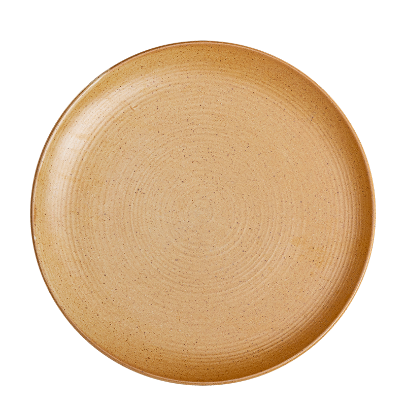 Menüteller Vintage Steingut Ø 23/25 cm
