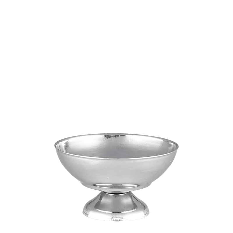 Schale auf Fuss Vintage Inox 10 cl