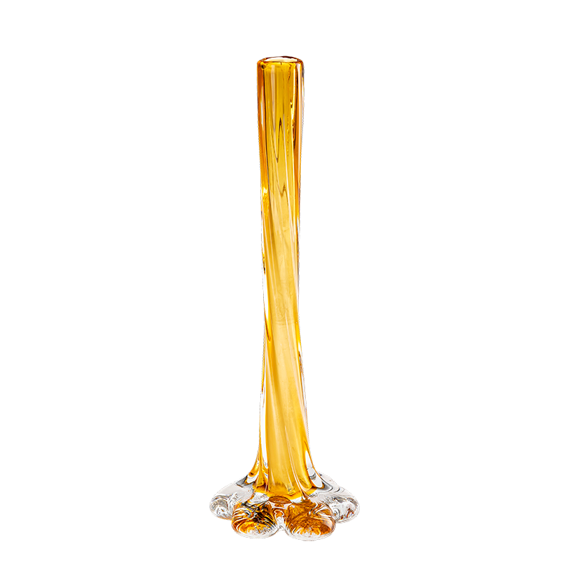 Vase gross Soliflore Vintage gelb