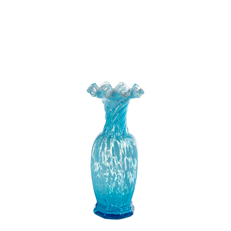Vase klein Soliflore Vintage blau