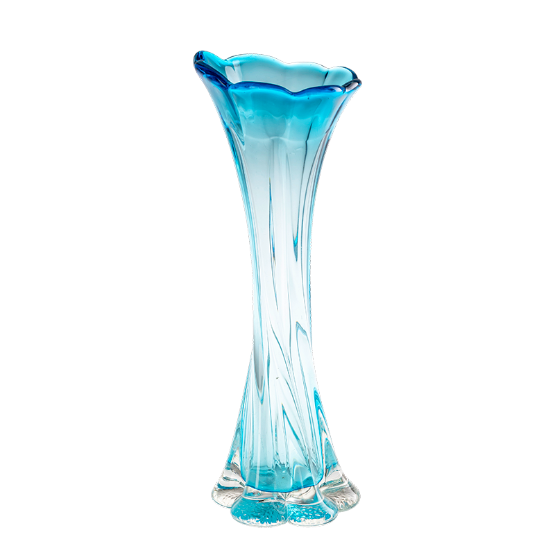 Vase gross Soliflore Vintage blau