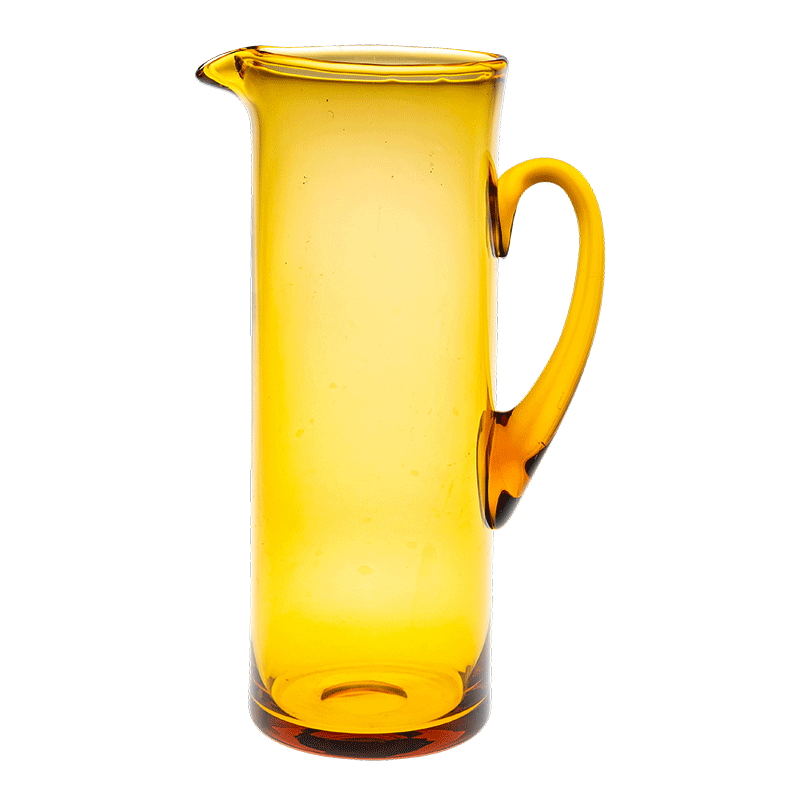 Karaffe Vintage aus Buntglas