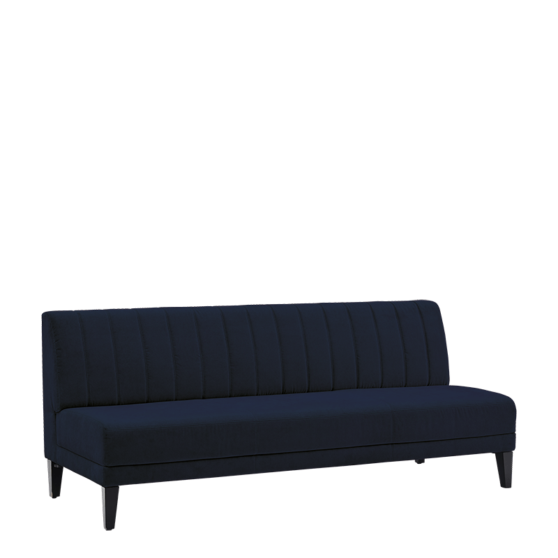 Sofa Infinito "A" nachtblau ohne Armlehnen 200 x 80 cm H 85 cm