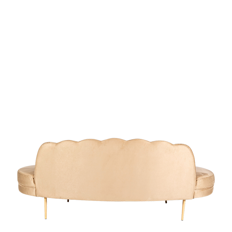 Sofa Bella beige 80 x 210 cm H 72 cm