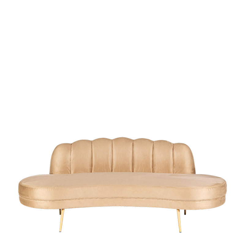 Sofa Bella beige 80 x 210 cm H 72 cm