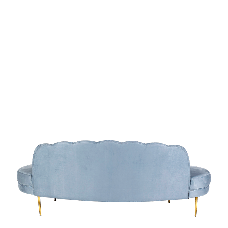 Sofa Bella blaugrau 80 x 210 cm H 72 cm