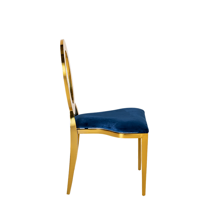 Stuhl Divine mit Sitzkissen nachtblau
