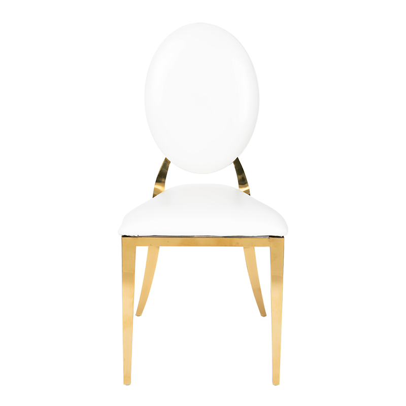 Chaise Divine avec assise et dossier blanc