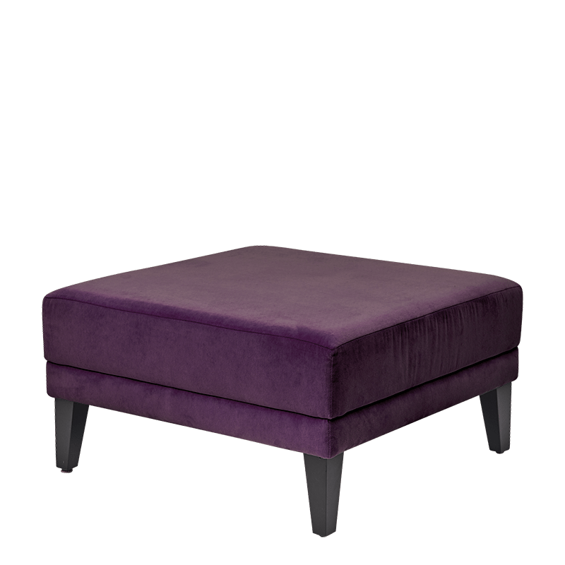 Hocker Infinito "L" gross violett 80 x 80 cm H 45 cm