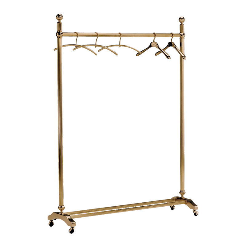 Vestiaire Palace en laiton avec 20 cintres