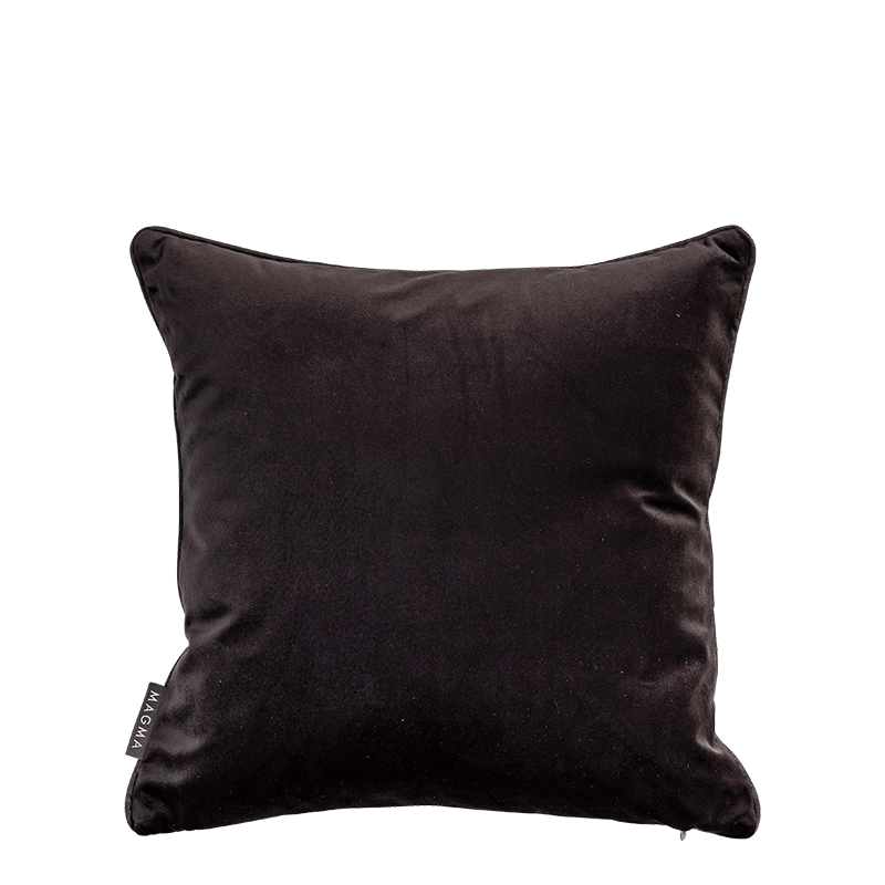 Kissen Malia Tweed anthrazit 40 x 40 cm