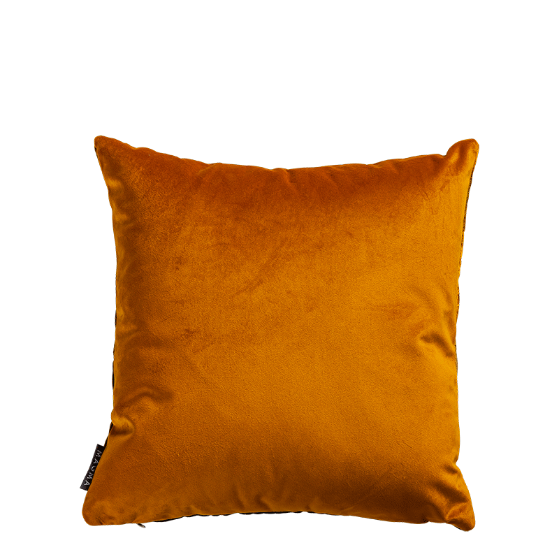 Kissen Shiva Kupfer gelb 40 x 40 cm
