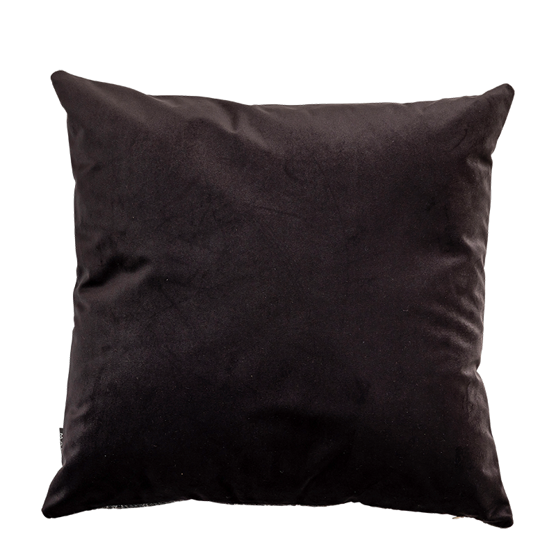 Coussin Burton anthracite 45 x 45 cm