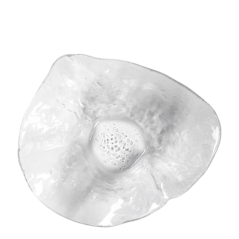 Assiette creuse Nénuphar 22 x 25 cm