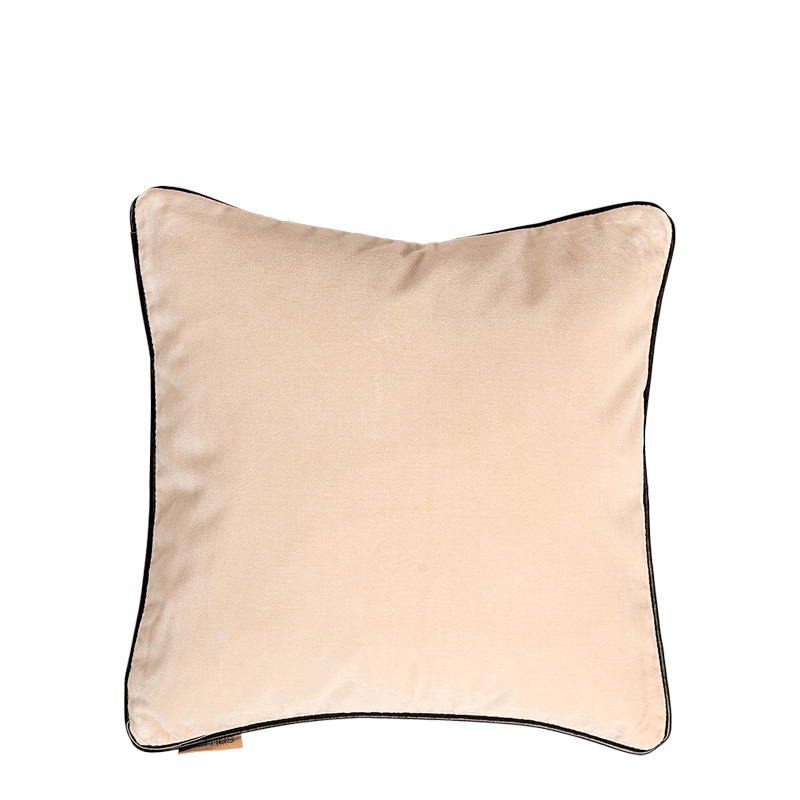 Coussin Velvet velours crème 40 x 40 cm