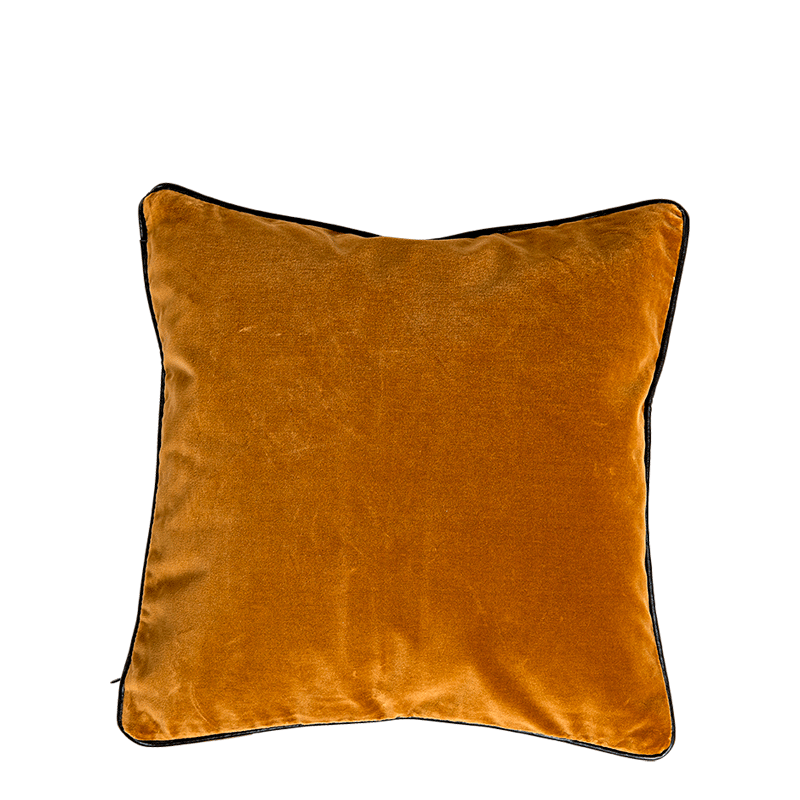 Coussin Velvet velours bronze 40 x 40 cm