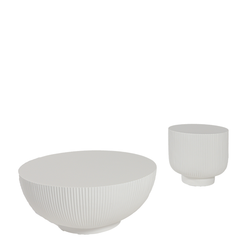 Couchtisch Duo Quarzit Ø 50cm H 45 cm