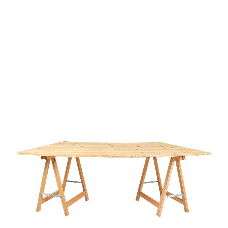 Tisch Volute 100 x 200 cm H 72 cm