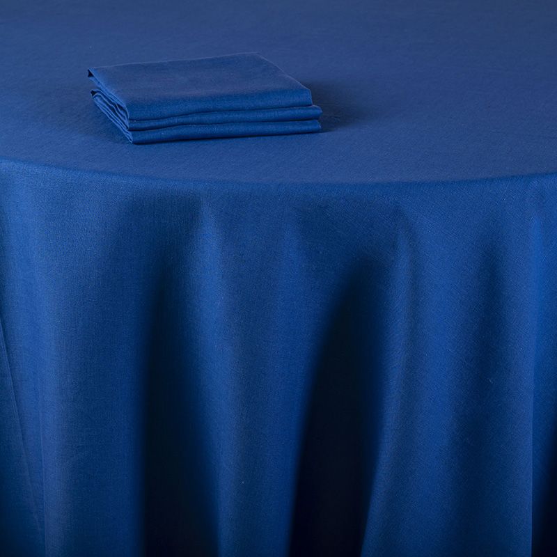 Tischtuch Leinen königsblau 290 x 400 cm
