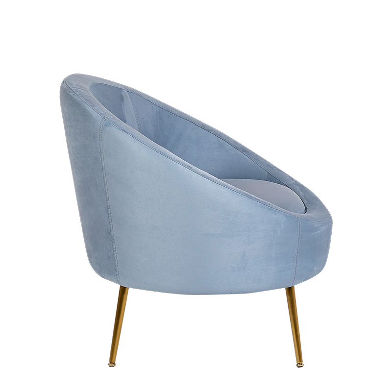 Sessel Davos blaugrau 92 x 82 cm H 78 cm