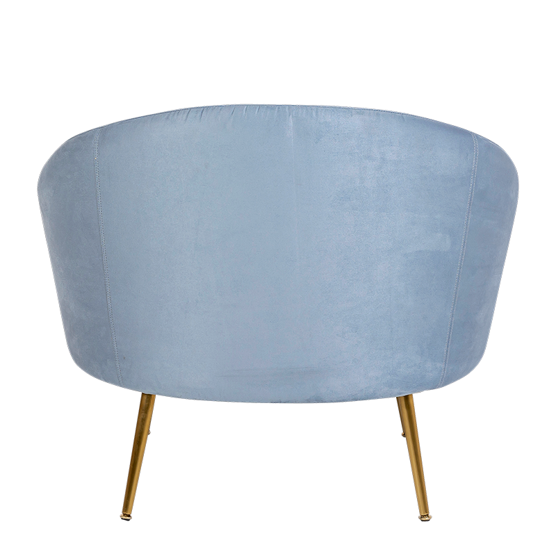 Sessel Davos blaugrau 92 x 82 cm H 78 cm