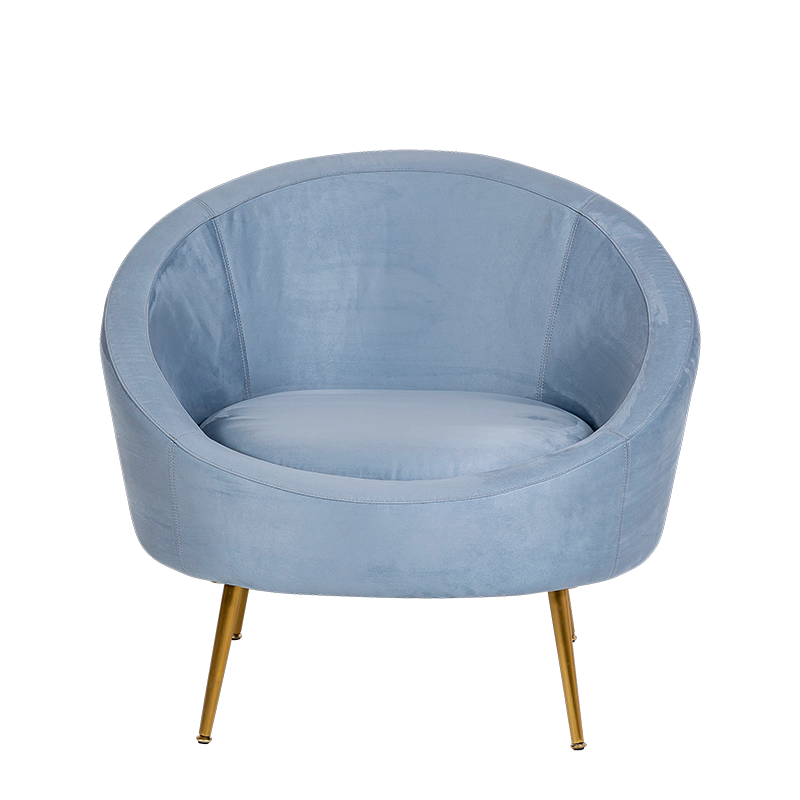 Sessel Davos blaugrau 92 x 82 cm H 78 cm