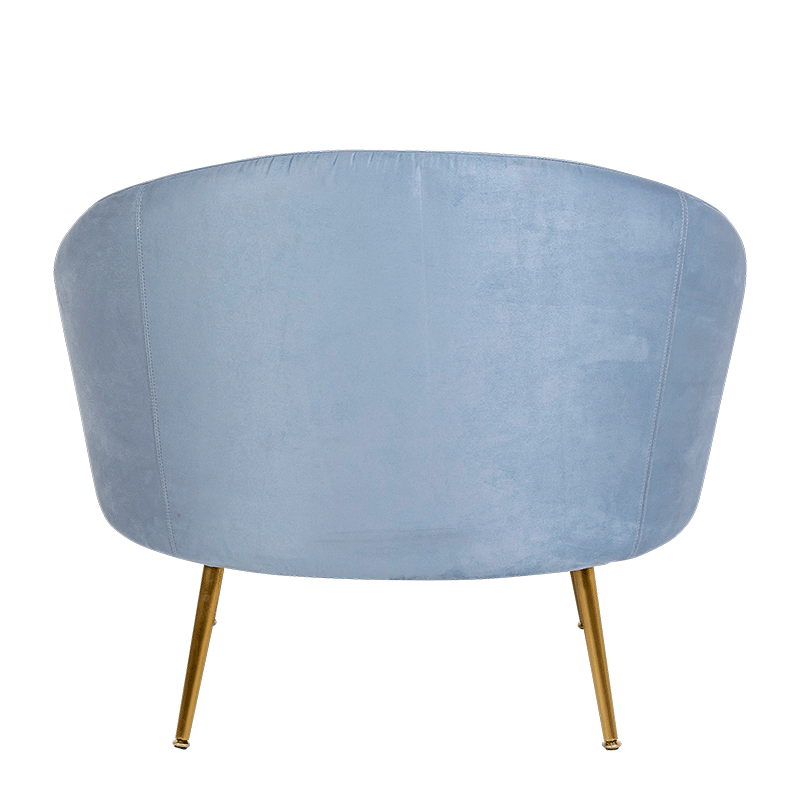 Sessel Davos blaugrau 92 x 82 cm H 78 cm