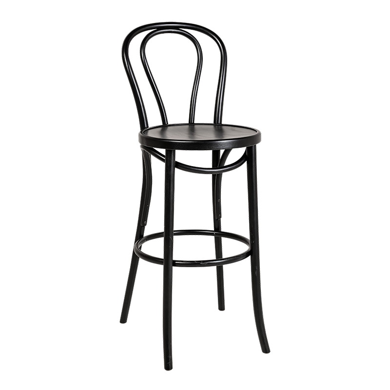 Barstuhl Bistro schwarz Ø 40 cm H 109 cm