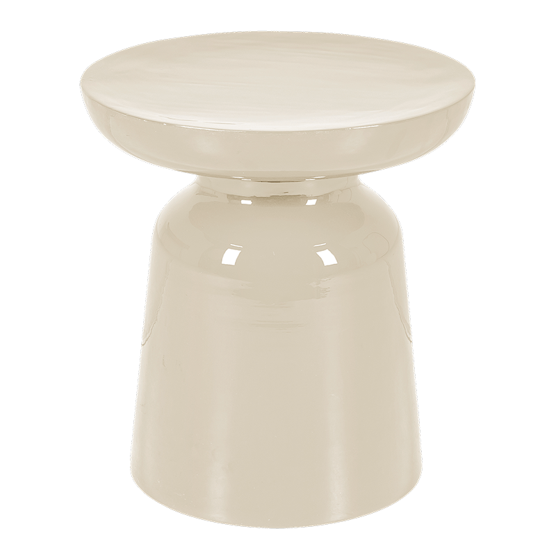 Hocker Olymp écru Ø 40 cm H 43 cm