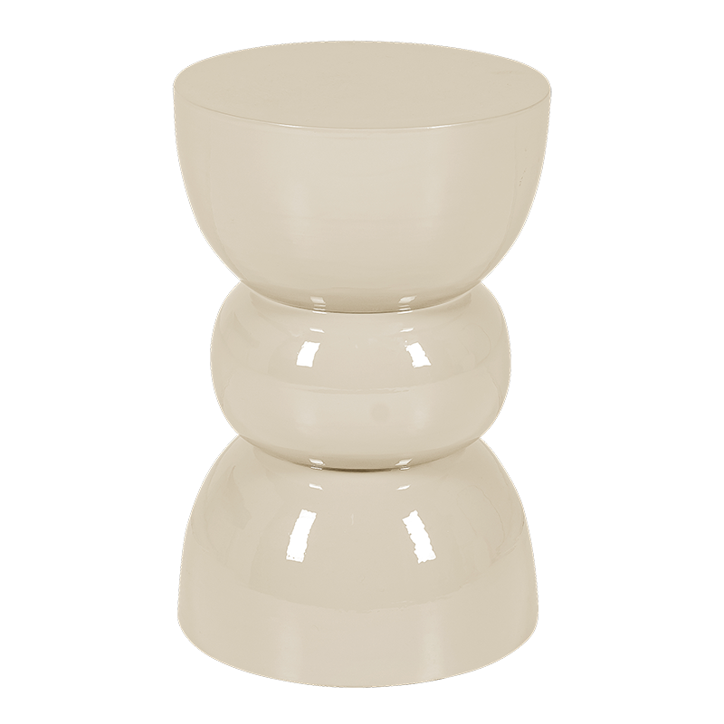 Hocker Totem écru Ø 30 cm H 46 cm