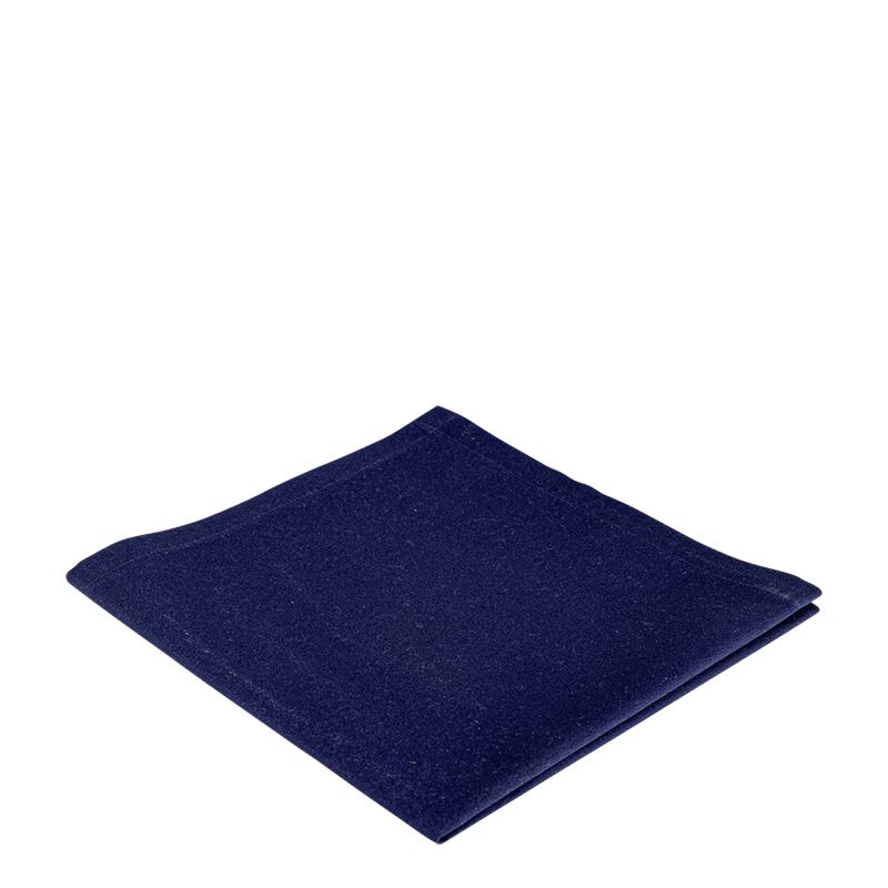 Nappe Marjorie bleu marine 180 x 350 cm ignifugée M1