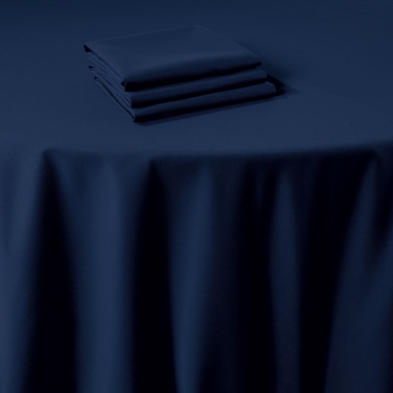 Nappe Marjorie bleu marine 210 x 210 cm ignifugée M1
