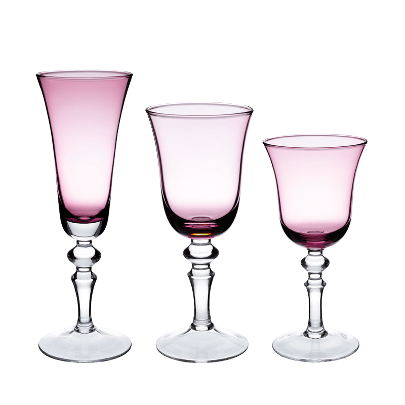 Gl&auml;ser Pflaumenfarben