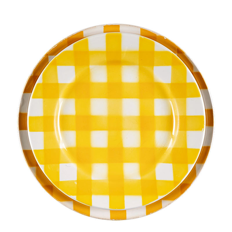 Assiettes Vintage Carreau