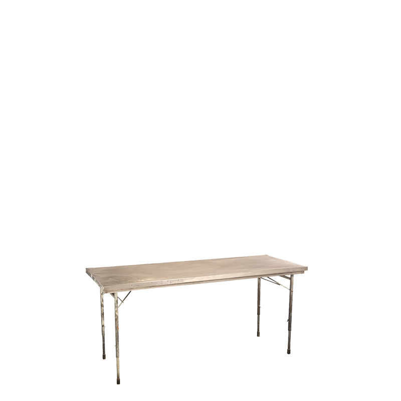 Officetisch inox 80 x 200 cm