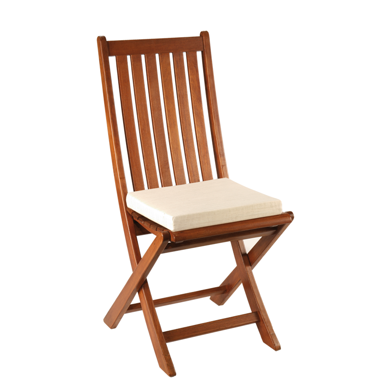 Stuhl Louisiane mit Sitzkissen Leinen